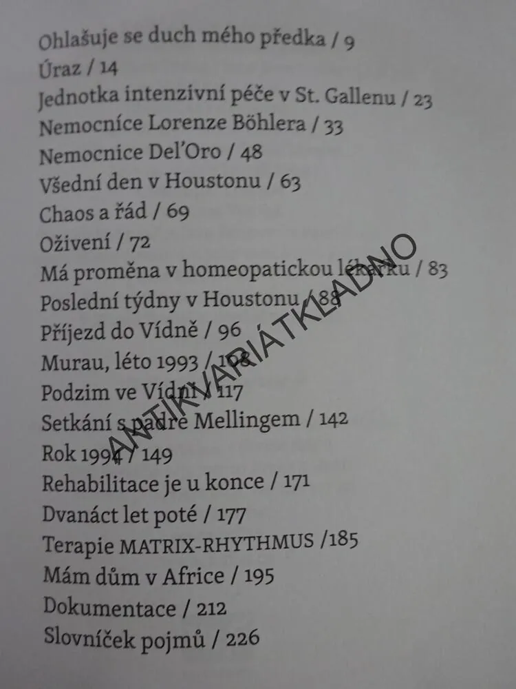 MÁ CESTA ZPÁTKY DO ŽIVOTA, THERESE SCHWARZENBERGOVÁ, **an
