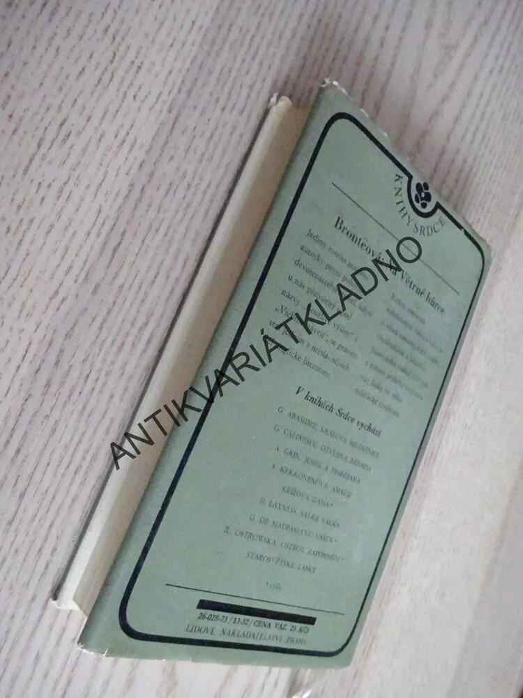 NA VĚTRNÉ HŮRCE, EMILY BRONTEOVÁ, **an