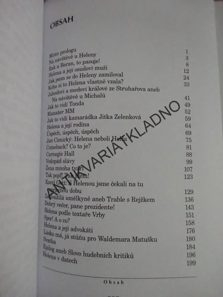 BOŽSKÁ HELENA... KONEČNĚ ŠŤASTNÁ?, MICHAELA REMEŠOVÁ, MILADA ČECHOVÁ, **an