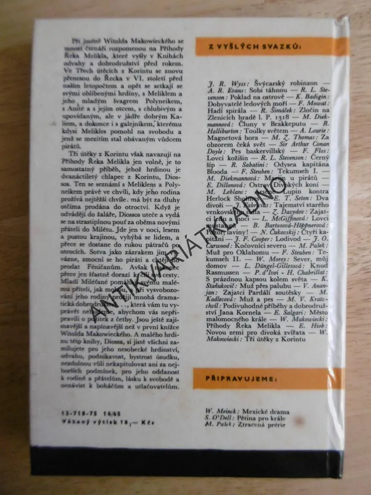 KOD 52 - TŘI ÚTĚKY Z KORINTU, WITOLD MAKOWIECKI, **an