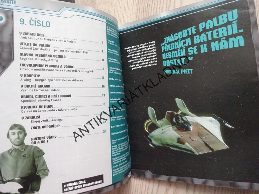 STAR WARS 9. - A-WING, TAJNÁ ZBRAŇ GENERÁLA POVSTALCŮ
