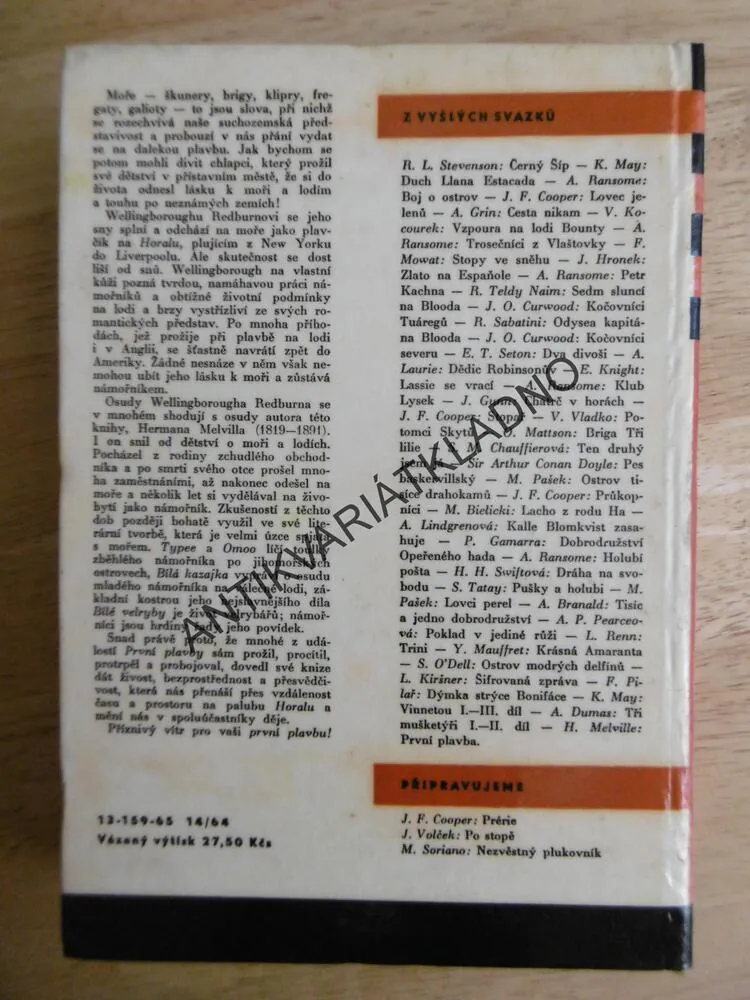 KOD 88 - PRVNÍ PLAVBA, HERMAN MELVILLE, **an