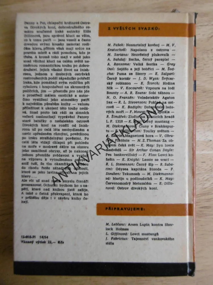 KOD 119 - OSTROV DIVOKÝCH KONÍ, EILIS DILLONOVÁ, **an