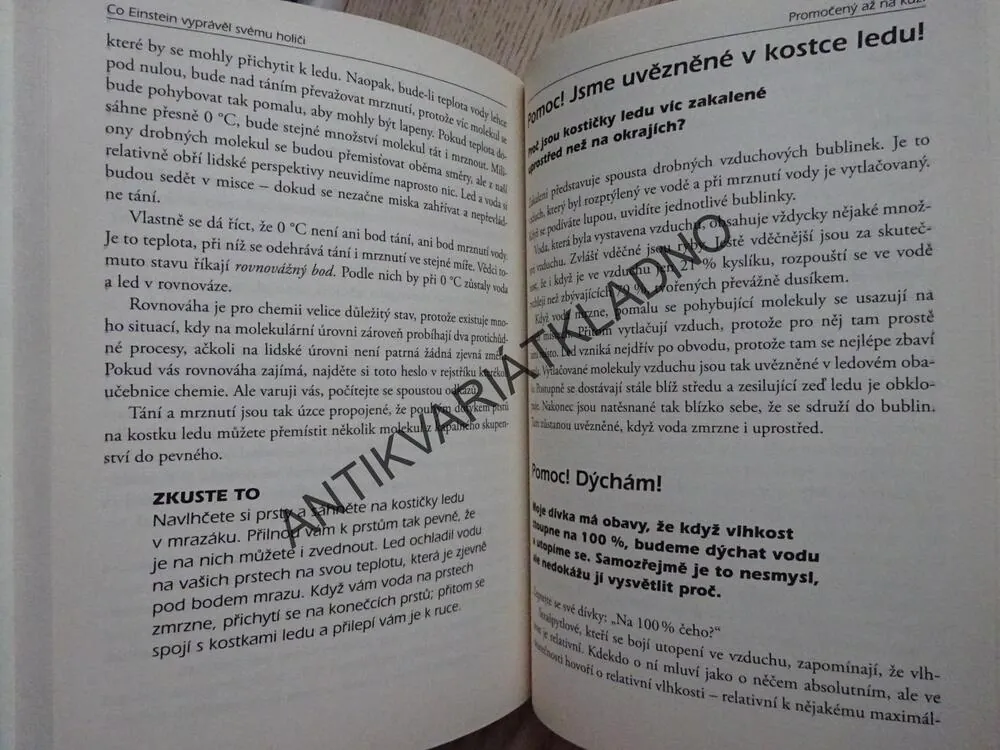 CO EINSTEIN VYPRÁVĚL SVÉMU HOLIČI, ROBERT L. WOLKE, **an