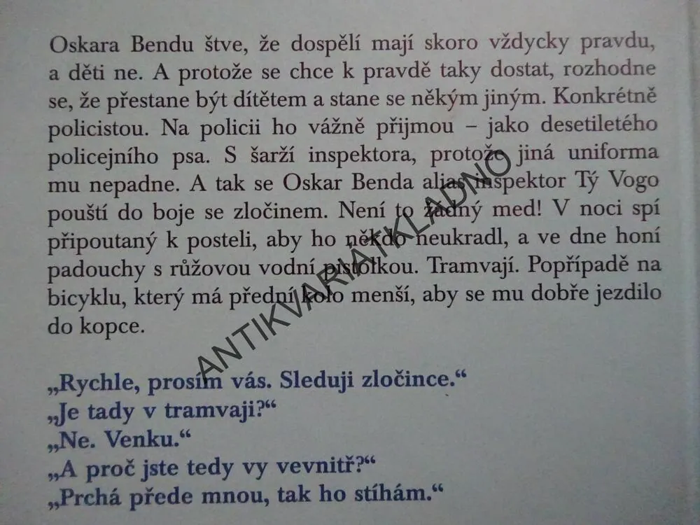 INSPEKTOR VOGO, MILOŠ KRATOCHVÍL, **an