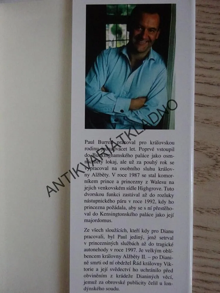 TAKOVÍ JSME BYLI, VZPOMÍNKY NA DIANU, PAUL BURRELL, PRINCEZNA DIANA, **an