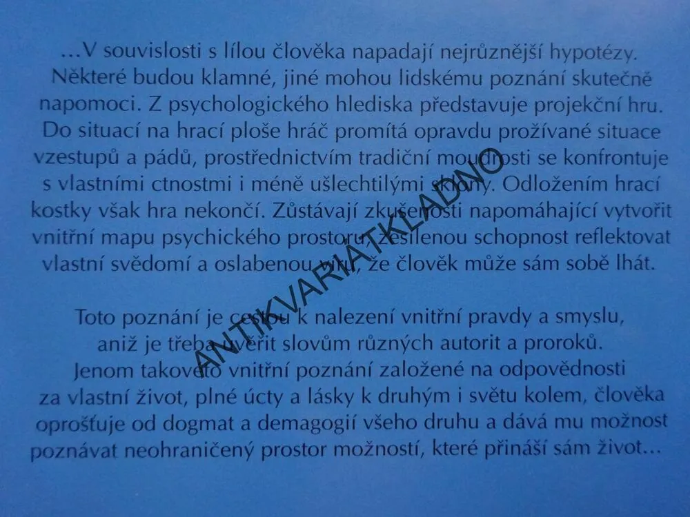 LÍLA, SEBEPOZNÁVÁNÍ JAKO NEKONEČNÁ HRA, LENKA FLÁŠAROVÁ, **an