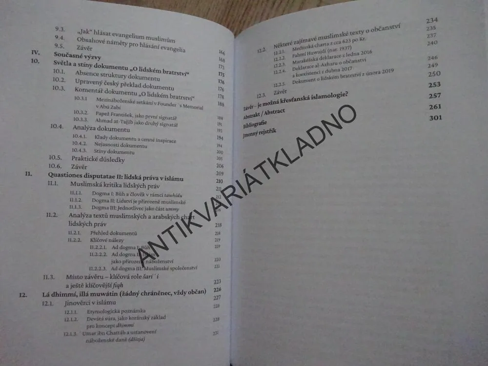 ECCLESIA CUM AESTIMATIONE QUOQUE MUSLIMOS RESPICIT, STUDIE Z KŘESŤANSKÉ ISLAMOLOGIE, LUKÁŠ DE LA VEGA NOSEK, **an