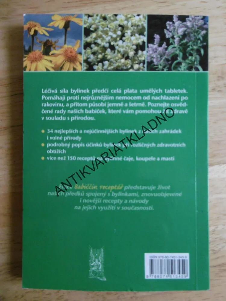 NAŠE NEJLEPŠÍ BYLINKY, BABIČČIN RECEPTÁŘ