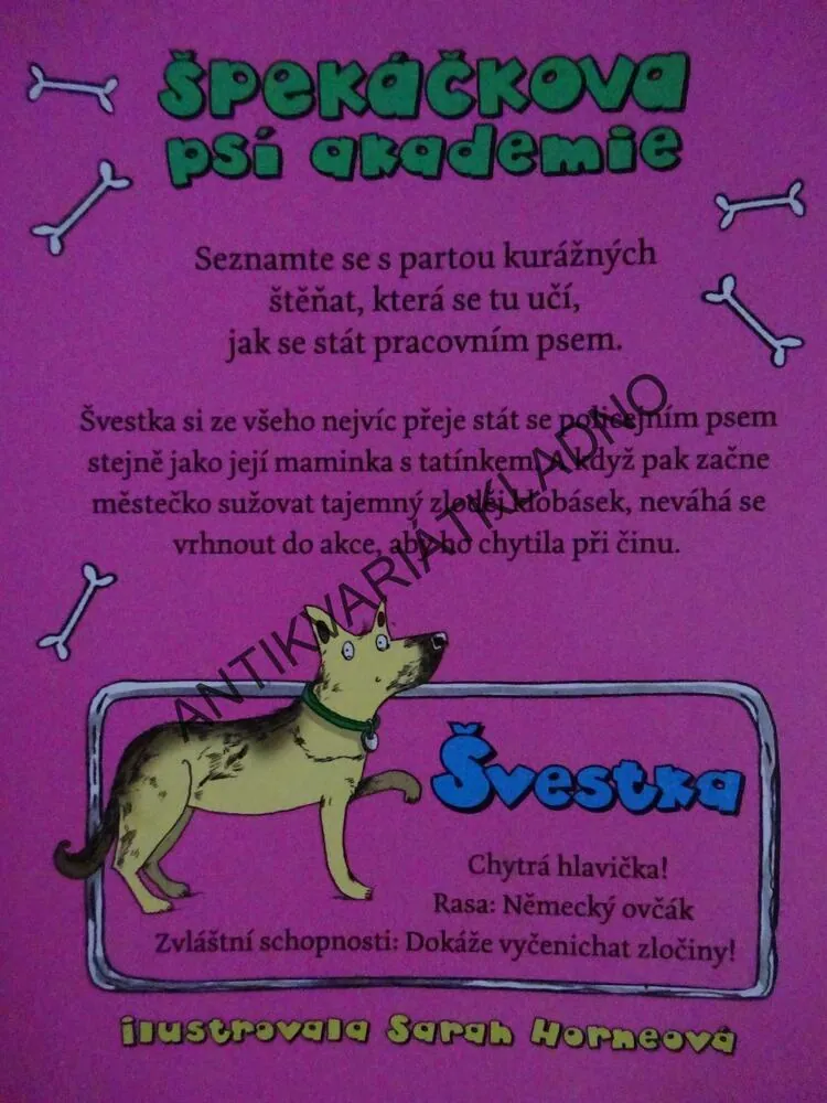 ŠVESTKA A ZLODĚJ KLOBÁSEK, GILL LEWISOVÁ, **an
