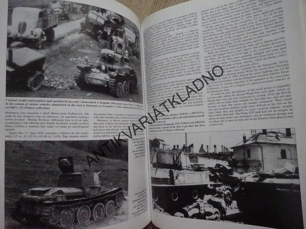 EXPORTNÍ LEHKÉ TANKY PRAGA, EXPORT LIGHTS TANKS, FRANCEV, **an