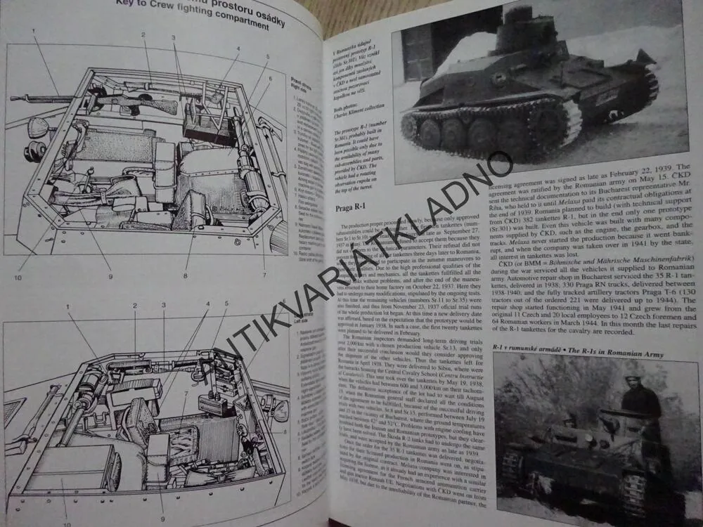 EXPORTNÍ TANČÍKY PRAGA, EXPORT TANKETTES, FRANCEV, **an