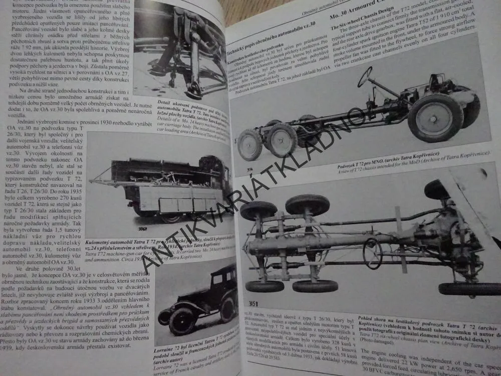 OBRNĚNÝ AUTOMOBIL OA VZ.30, ARMOURED CAR MO.30, R. ZAVADIL,, **an