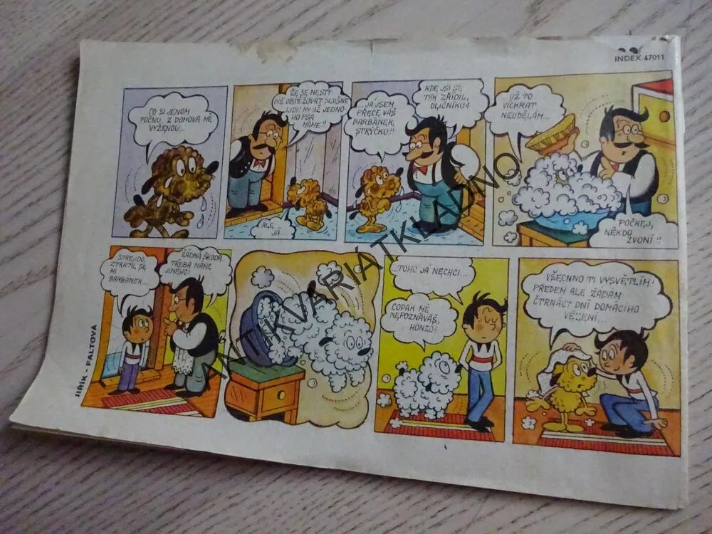 OHNÍČEK 2/1976, KOMIKS, NEPRAKTA, SEKORA, BURIAN