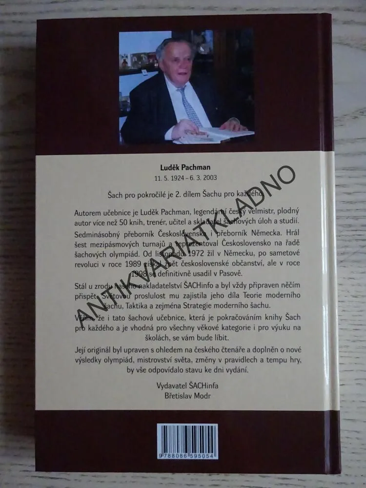 ŠACH PRO POKROČILÉ, LUDĚK PACHMAN, **an