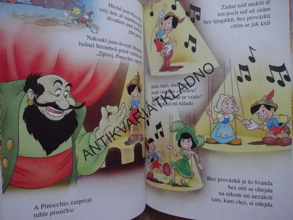 PINOCCHIO, WALT DISNEY, **an