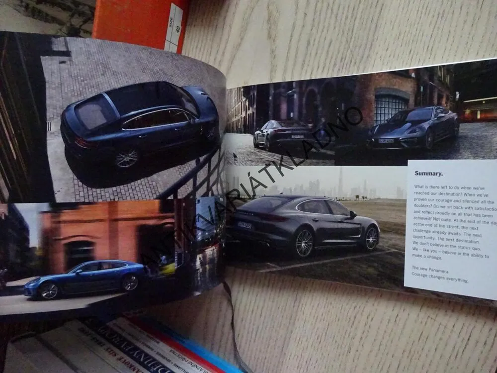 KATALOG AUTOMOBILKY PORSCHE, THE NEW PANAMERA, **an