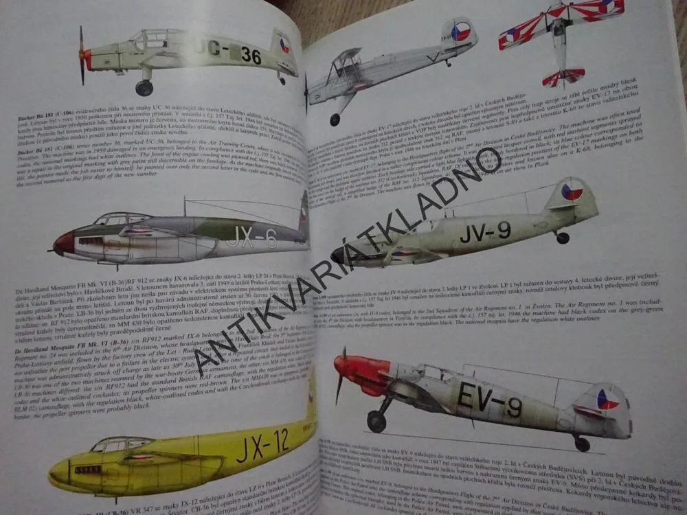 ČESKOSLOVENSKÉ VOJENSKÉ LETECTVO 1945-57, LETECTVÍ, **an
