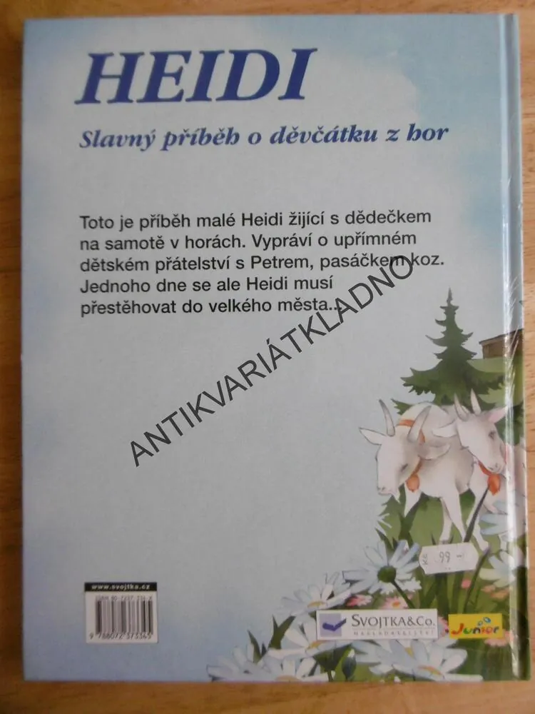 HEIDI, DĚVČÁTKO Z HOR, 