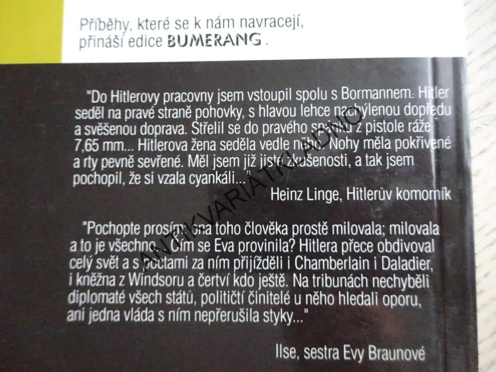 EVA BRAUNOVÁ, 15 LET S HITLEREM, KAROL GRÜNBERG, **an