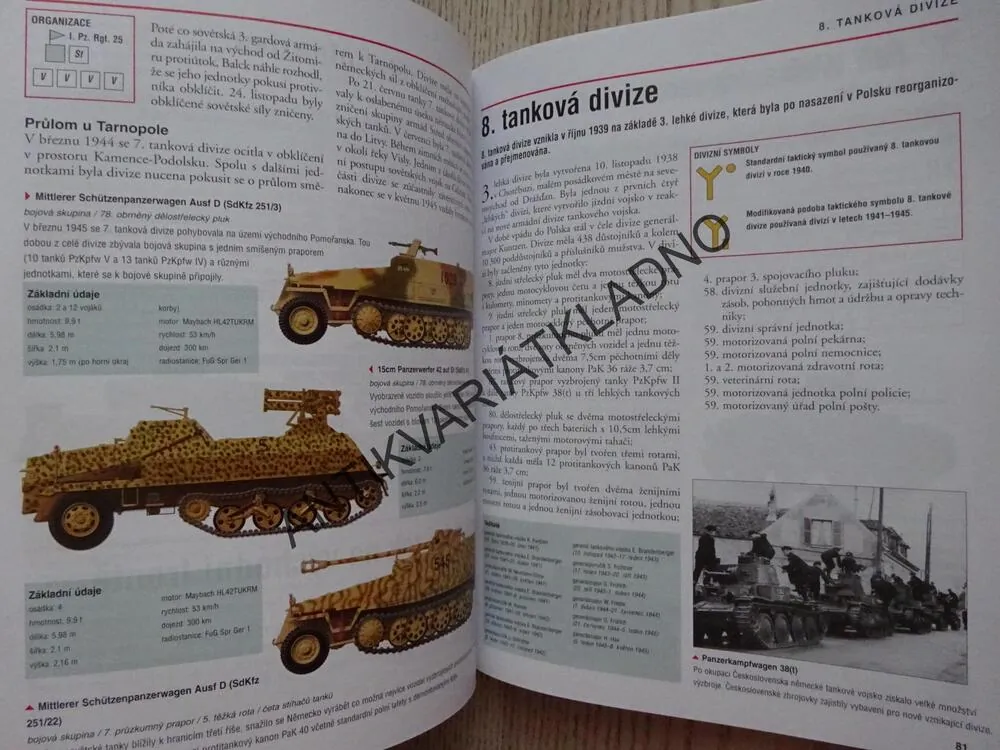 TANKOVÉ DIVIZE NĚMECKÉ ARMÁDY 1939-1945, **an