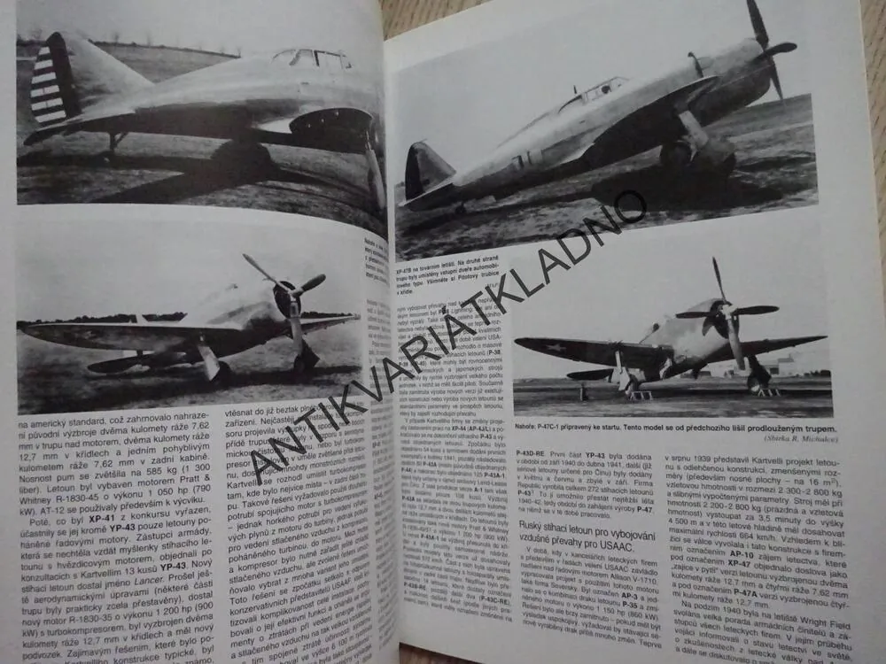 MONOGRAFIE, P-47 THUNDERBOLT 1. ČÁST