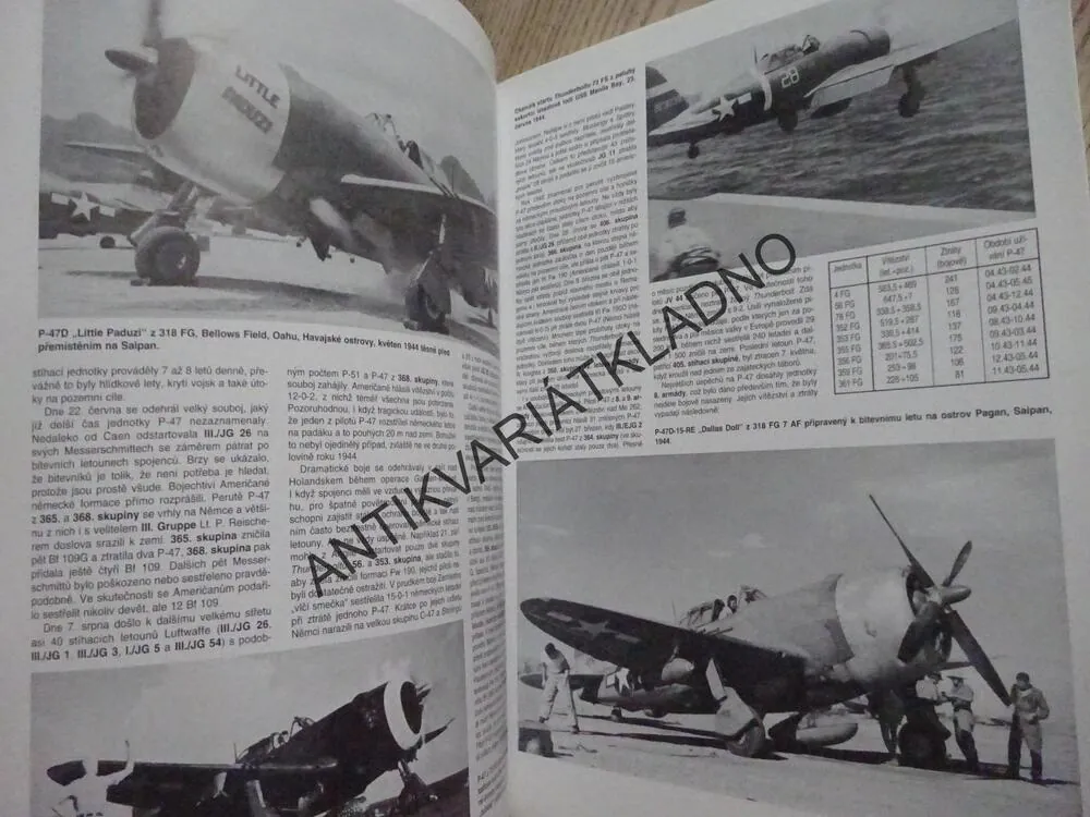 MONOGRAFIE, P-47 THUNDERBOLT 2. ČÁST