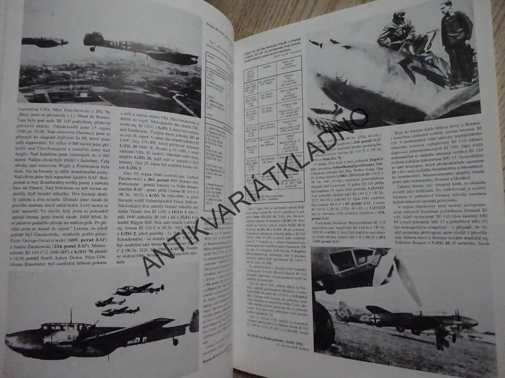 MONOGRAFIE, MESSERSCHMITT BF 110