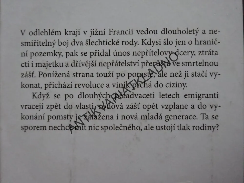LÁSKA A ZÁŠŤ, HANA MARIE KÖRNEROVÁ, **an