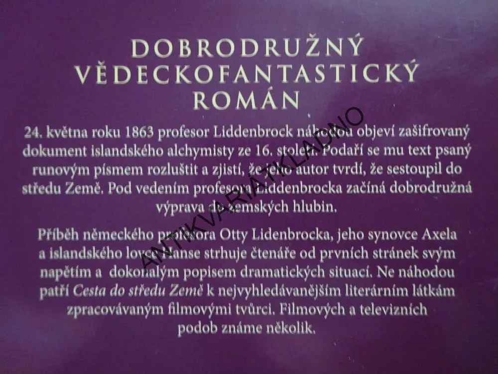 CESTA DO STŘEDU ZEMĚ, JULES VERNE, **an