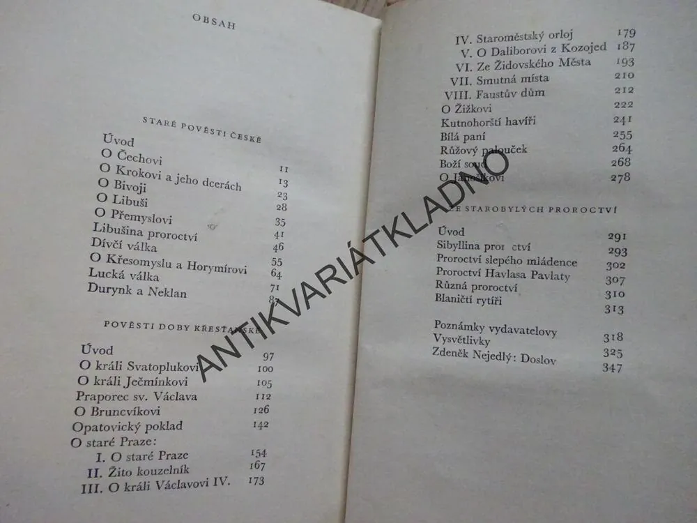 STARÉ POVĚSTI ČESKÉ, ALOIS JIRÁSEK, **an