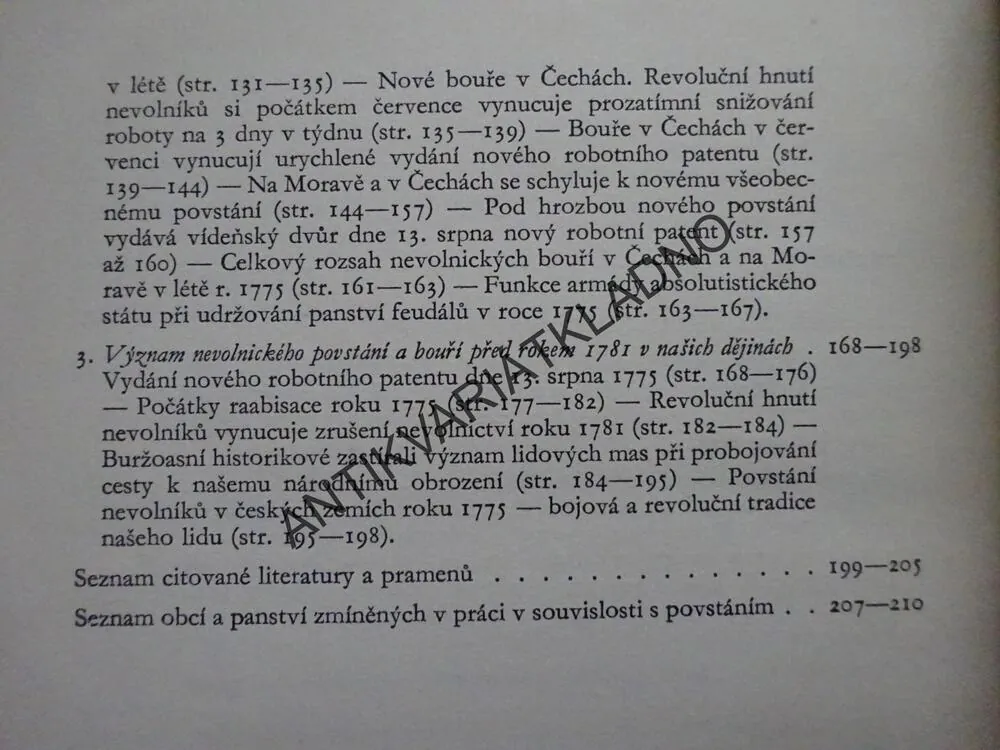 POVSTÁNÍ NEVOLNÍKŮ V ČESKÝCH ZEMÍCH R. 1775, OLDŘICH JANEČEK, **an