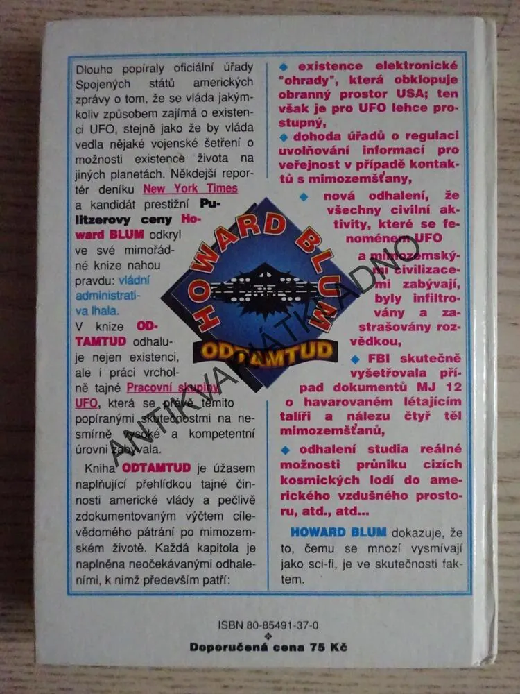 ODTAMTUD, HOWARD BLUM, **an