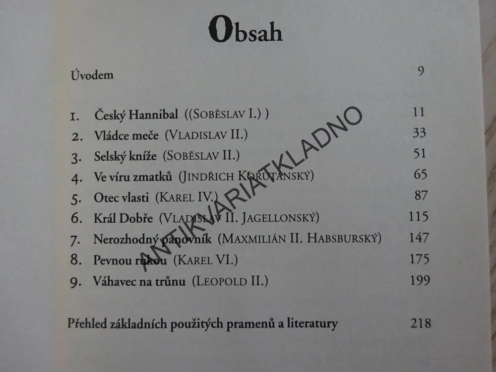 VLÁDCI ČESKÝCH ZEMÍ A NOVÁ ROZLUŠTĚNÁ TAJEMSTVÍ, VLADIMÍR LIŠKA, **an