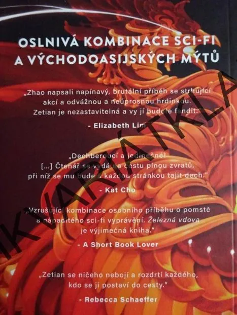 ŽELEZNÁ VDOVA, XIRAN JAY ZHAO, **an