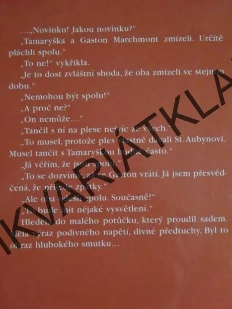 SEDMERO TAJEMSTVÍ, VICTORIA HOLTOVÁ, **an