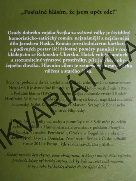 OSUDY DOBRÉHO VOJÁKA ŠVEJKA, KOMPLETNÍ VYDÁNÍ, JAROSLAV HAŠEK, **an