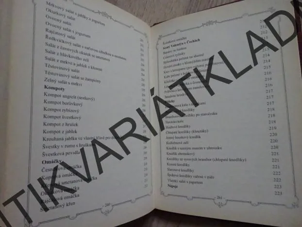 ČESKÁ KUCHAŘKA, JAROSLAV VAŠÁK, **an