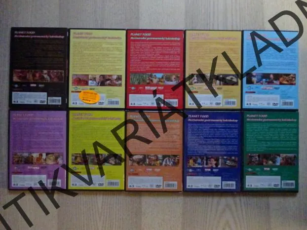 PLANET FOOD 1-10, 10X DVD FILM DOKUMENT