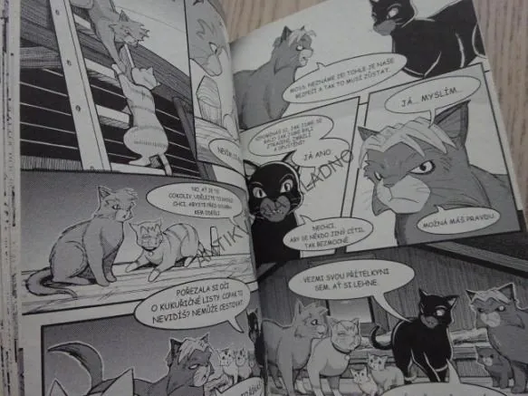 VÁLEČNÍCI, VÁLEČNÍKŮV ÚKRYT, ERIN HUNTER, KOMIKS, **an