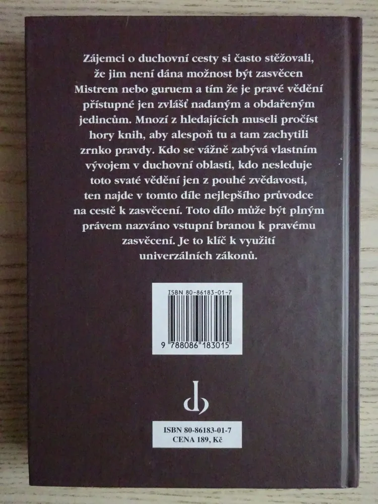 BRÁNA K OPRAVDOVÉMU ZASVĚCENÍ, FRANTIŠEK BARDON, **an