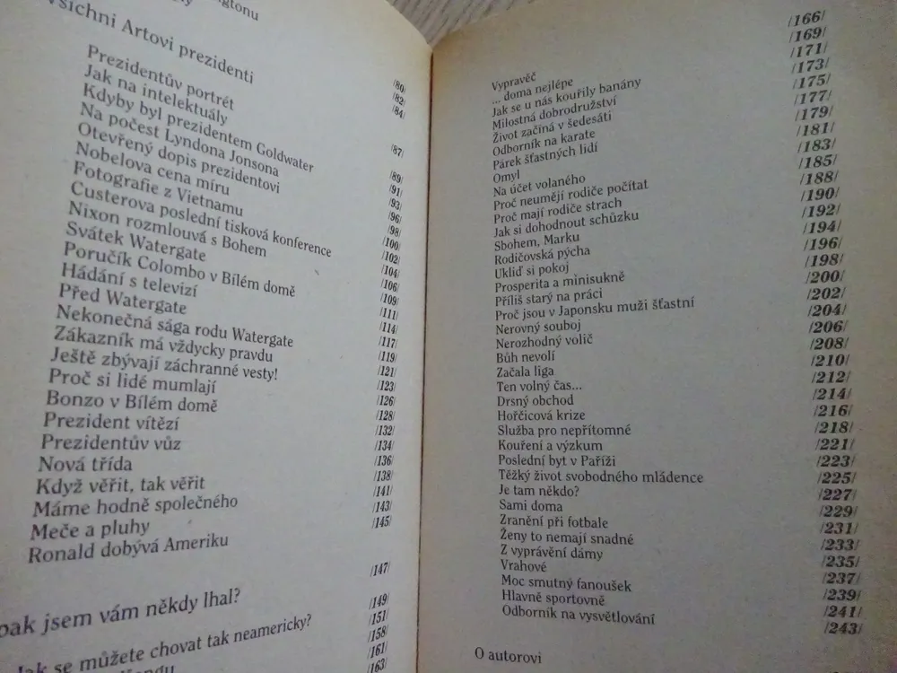 COPAK JSEM VÁM NĚKDY LHAL?, ART BUCHWALD, **an
