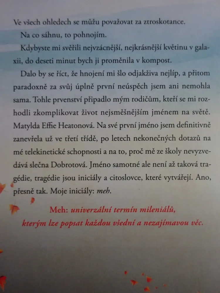 SKORO ÚPLNĚ NORMÁLNÍ, HANNAH SUNDERLANDOVÁ, **an