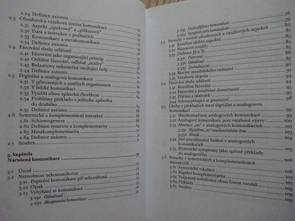 PRAGMATIKA LIDSKÉ KOMUNIKACE, WATZLAWICK, BAVELASOVÁ, JACKSON