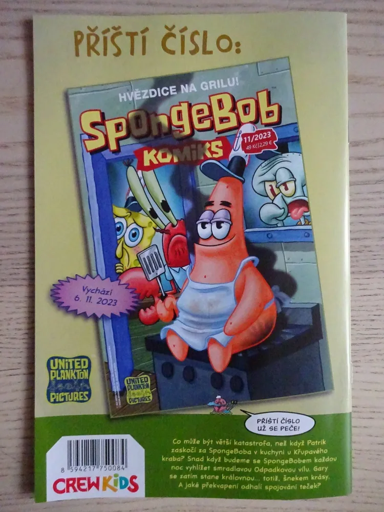 KOMIKS SPONGEBOB, TEĎ TU ŠÉFUJE PLANKTON, 10/2023