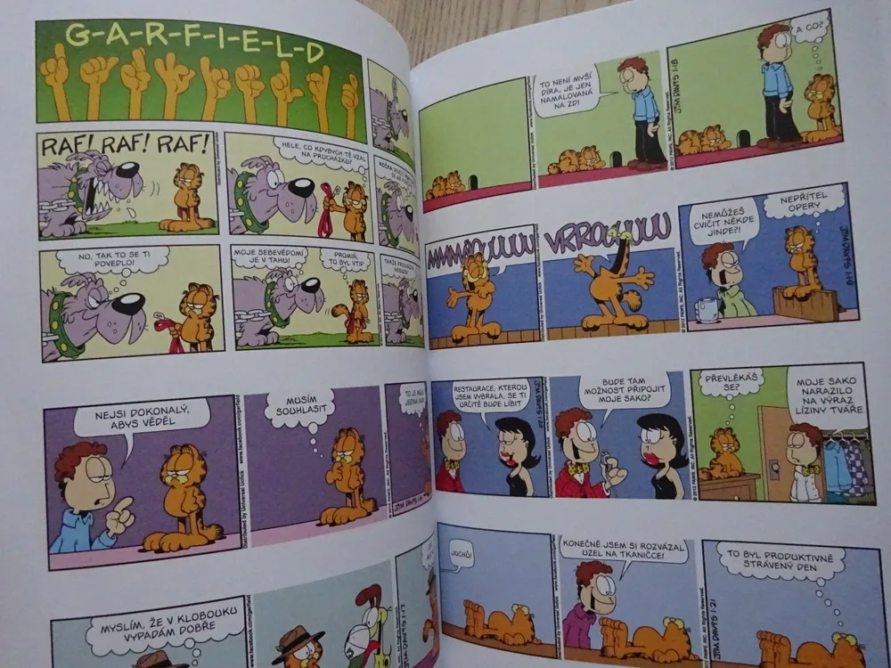 GARFIELD JDE DO RÁJE, JIM DAVIS, **an