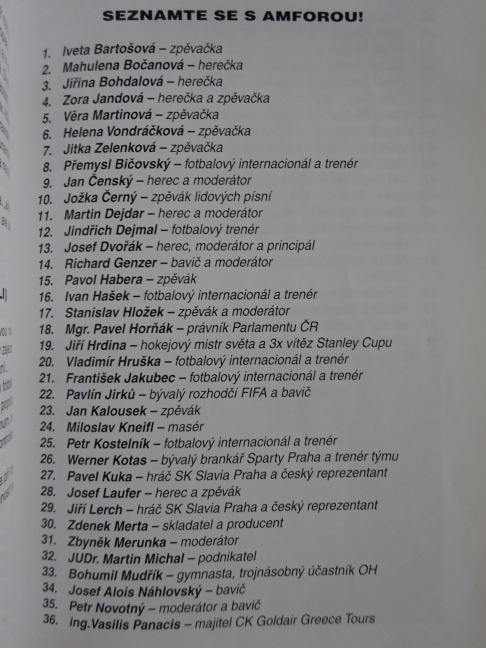 AMFORA NA CESTÁCH, PETR SALAVA, JAROMÍR TŮMA, **an