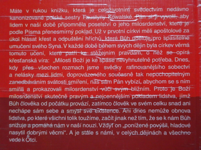 DENÍČEK, BOŽÍ MILOSRDENSTVÍ V MÉ DUŠI, FAUSTYNA KOWALSKÁ