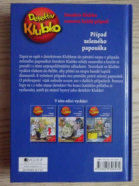 DETEKTIV KLUBKO, PŘÍPAD ZELENÉHO PAPOUŠKA, SCHEFF, **an