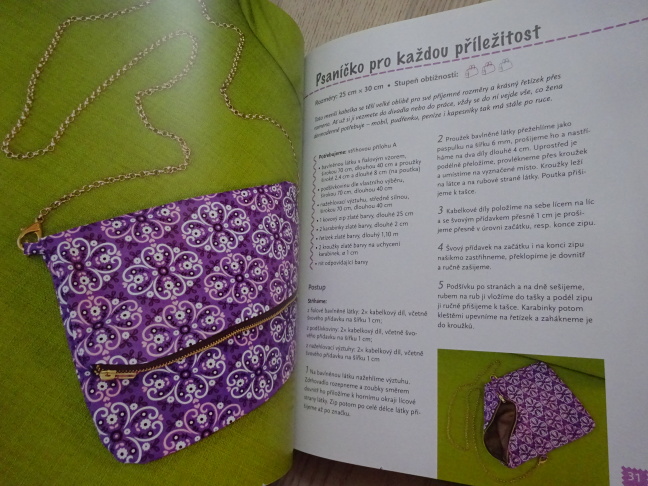 MÓDNÍ TAŠKY A KABELKY, KNIHA ŠITÍ KROK ZA KROKEM, **an